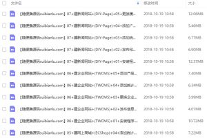 一小时建站讲座适合网创新手学网站建设视频教程共30课高清版